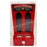 Red Metal 8in x 15in Chewing Gum Dispenser