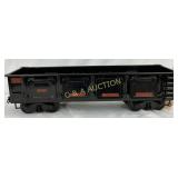 Buddy L Railroad Toy Rail Car in Black, 6in x 20in