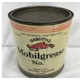 5-Pound Mobilgrease No. 1 Can with Gargoyle Logo