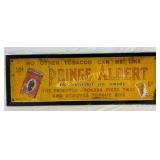 Early Prince Albert Metal Advertising Sign, 39in x