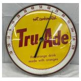 12in. Tru-Ade Glass-Faced Thermometer