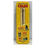 Vicks Thermometer w/graphics, 4in by 12in