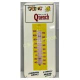 Quench Advertising Metal Thermometer, 6 x 13 1/2 I