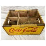 1968 Coca-Cola Wooden 6-Bottle Family Size Carrier