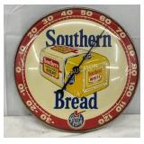 12in. Southern Bread Advertising Pam Clock Co.The
