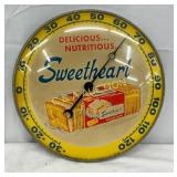 1958 12in. Pam Clock Co. Sweetheart Loaf Bread Th