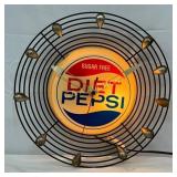 Early Diet Pepsi Light-Up Clock with 18-Inch Plast
