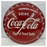 12-Inch Coca-Cola Thermometer, Sign Of Good Taste