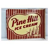 Pine Hill Ice Cream Flange Sign by Stout Sign Co.