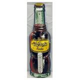 NuGrape Soda Embossed Die-Cut Thermometer, 5×17 In