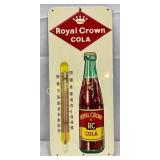 Emb. Royal Crown Cola Thermometer, 6 x 13.5