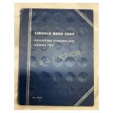 Partial Set of Lincoln Head Cent Collection Starti