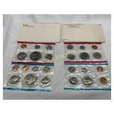 Two U.S. Mint Uncirculated Coin Sets, 1972 and 197