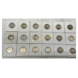 18 Washington Quarters from GA, NJ, and Delaware,