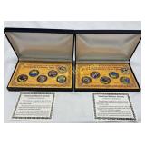 2 Complete Colorized Twentieth Century State Quar