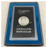 1883 Carson City Morgan Dollar 90% Silver in GSA H