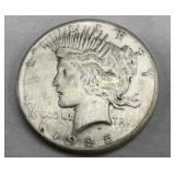 1925 Silver Peace Dollar Coin