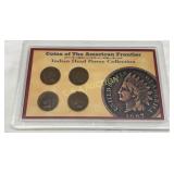Indian Head Penny Collection (1859-1909) in Displa