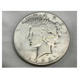 1923 Peace Silver Dollar, Pre-64, 90% Silver
