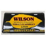 Metal Embossed Wilson Tobacco Market 125th Anniver