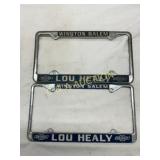 Lou Healy Chevrolet Winston Salem Metal License Pl