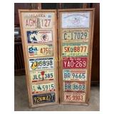 14 Metal Embossed U.S. Bicentennial License Plates