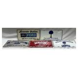 5 Embossed Ford Dealership Tags