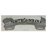 Early North Carolina Aluminum Tag Topper