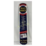 Mail Pouch Tobacco Advertising Thermometer, 8 x 39