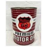 Phillips 66 5-Quart Premium Motor Oil Can