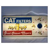 1977 CAT Filters Light-Up Clock, Measures 26in x 1
