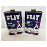 Esso Flit Bug Killer 16-Ounce Tins with Aronin