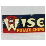 Vintage Wise Potato Chips Advertising Sign, 24in x