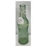 Green Glass Double-Dot Pepsi-Cola Bottle with Embo