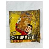 Philip Morris Metal Flange Sign, 12 in x 14 in