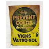 Vicks Va-Tro-Nol Sign, 17 x 23 Inches