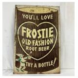 Embossed Tin Frostie Old Fashion Root Beer