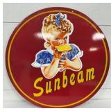 Sunbeam Double-Sided Porcelain Advertising Sign, 3