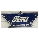 Double-Sided Porcelain Ford: The Universal Car