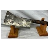 14-Inch Steel Cleaver Marked Bridge Tool Co.