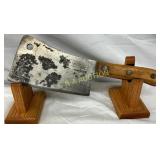 Briddell Solid Steel Cleaver, 13in Total Length, M