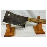 Foster Bros. Solid Steel Meat Cleaver, 13 1/2in To