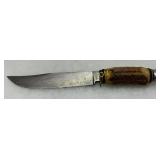 Solingen Germany Hunting Knife with Stag Handle an