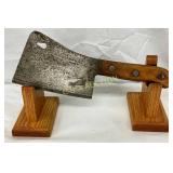 Briddell No. 8006 Cleaver with Wooden Handle, 11in