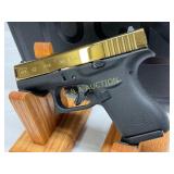 5GP Glock 42 Gold .380 Auto