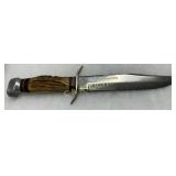 Original Bowie Knife with Stag Handle and Germany