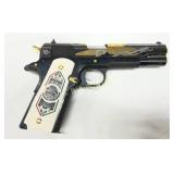 498fp Colt Bandesa 1911 .38 Auto Pistol with Heavy