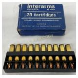 Interarms 7mm Soft Point Ammo, 20 Rounds and Remin
