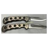 Buck 110 Folding Knives with Skeletonized Stainles