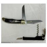 Two Folding Knives Including German Bull Pocket Kn